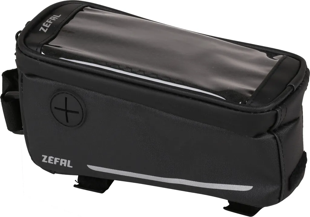 Support téléphone de vélo étanche et sacoche de cadre Zéfal noir 1L