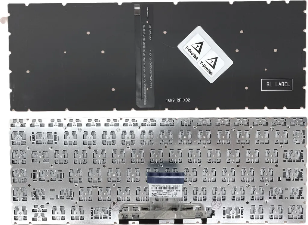 Pièce de Rechange Clavier Rétroéclairé Noir pour HP Pavilion 14-cd - 2