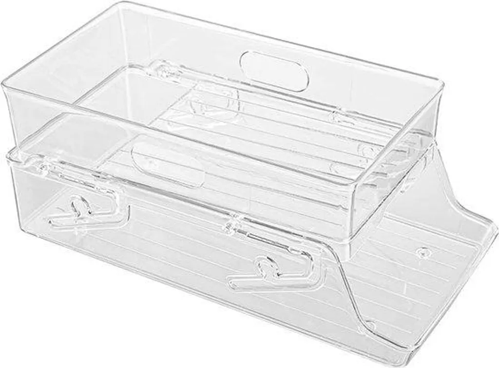 Optimisation cuisine : Rangement frigo pour 11 boîtes et canettes - 2x