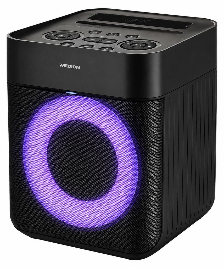 MEDION LIFE E61177 Tragbares Bluetooth Soundsystem MD-44077 Produktbild  KI-generiertes Bild