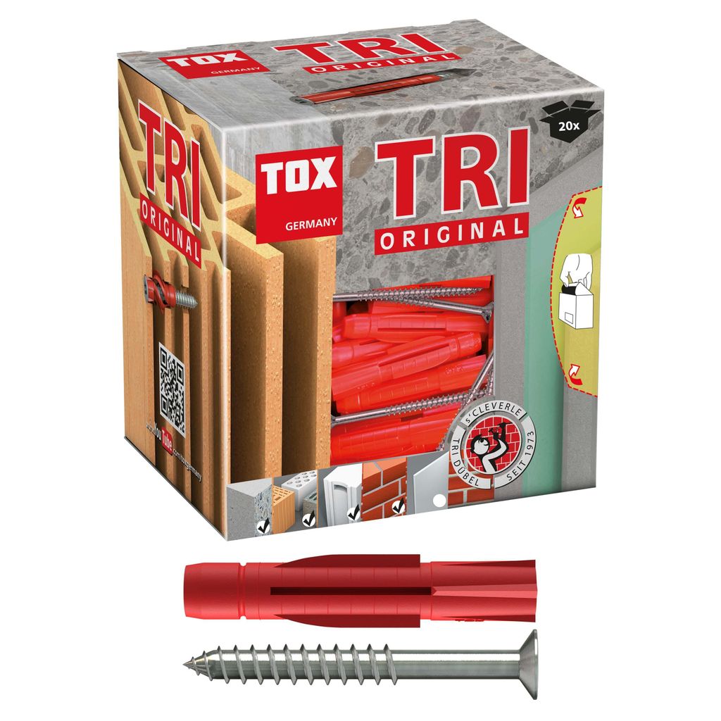 Allzweckdübel Tri das Original mit Schraube 10 x 61 mm 20 Zdjęcie produktu 