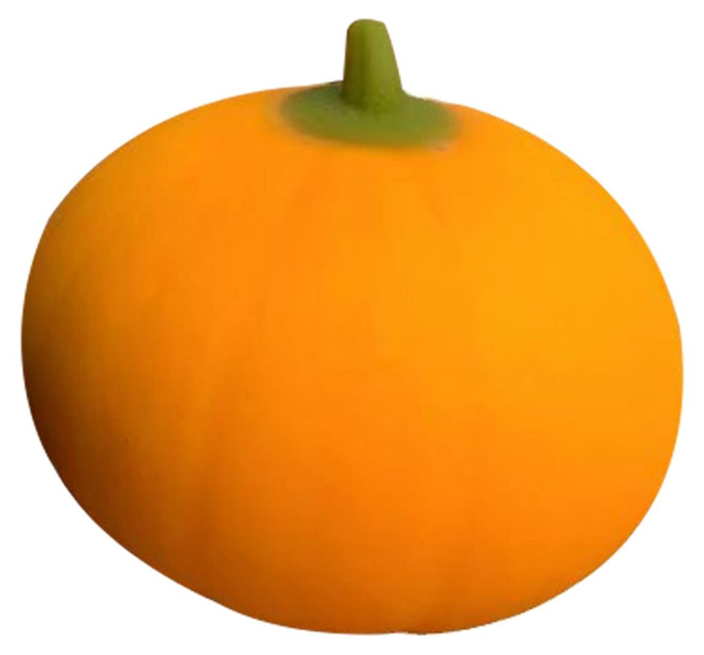 Kürbis-Stressball, langsam aufsteigend, grün-orange, Quetschspielzeug, Stressabbau, Gemüse-Stressball, sensorisches Spielzeug
