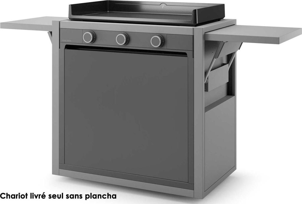 Wagen für plancha grau Forge adour CHMAF75