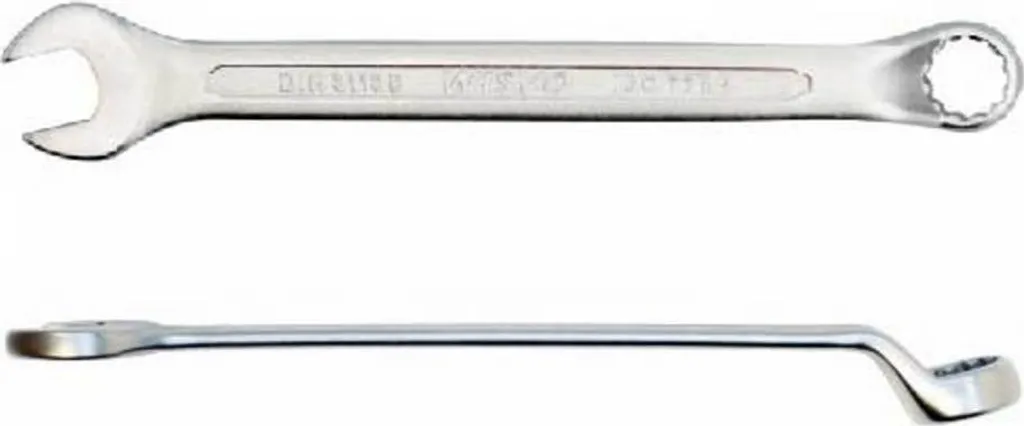 Clé polygonale 17 mm Wisvo GRS contre-coudée pour mécanique de précision