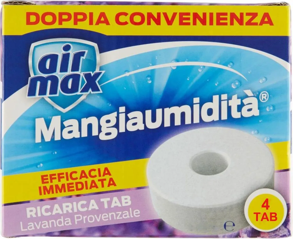 Airmax D0093 Absorbeur d'humidité en tablette recharge 10m³ Multicolore