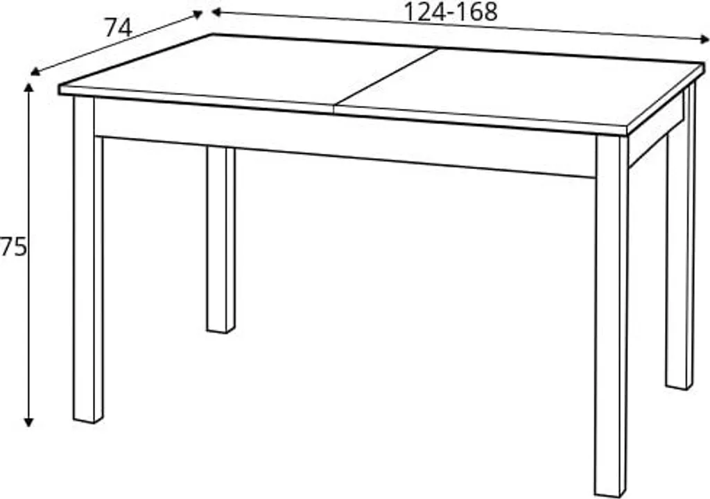 Table à manger pliable Greg : solution anti-encombrement pour 4 pers. - 14