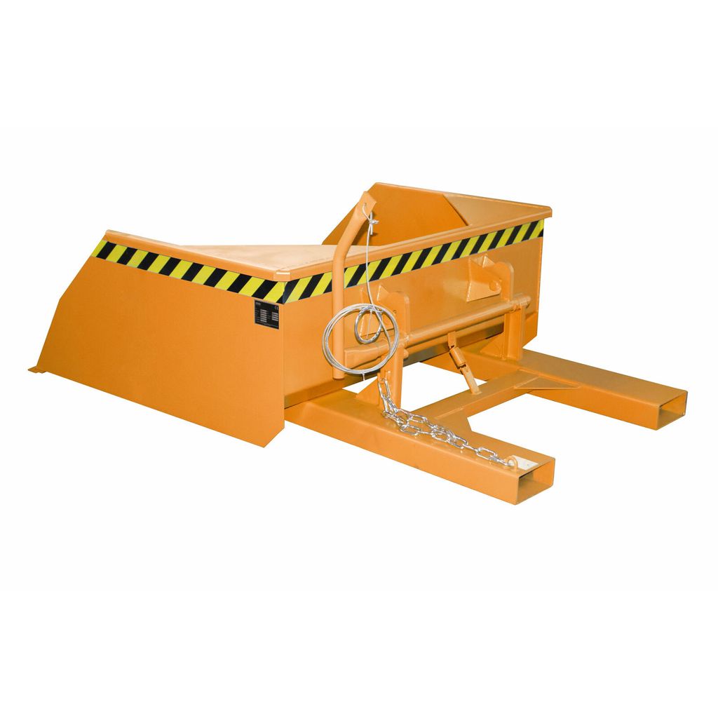 BAUER Staplerschaufel mechanisch - 750 l - 1.500 kg - gelborange