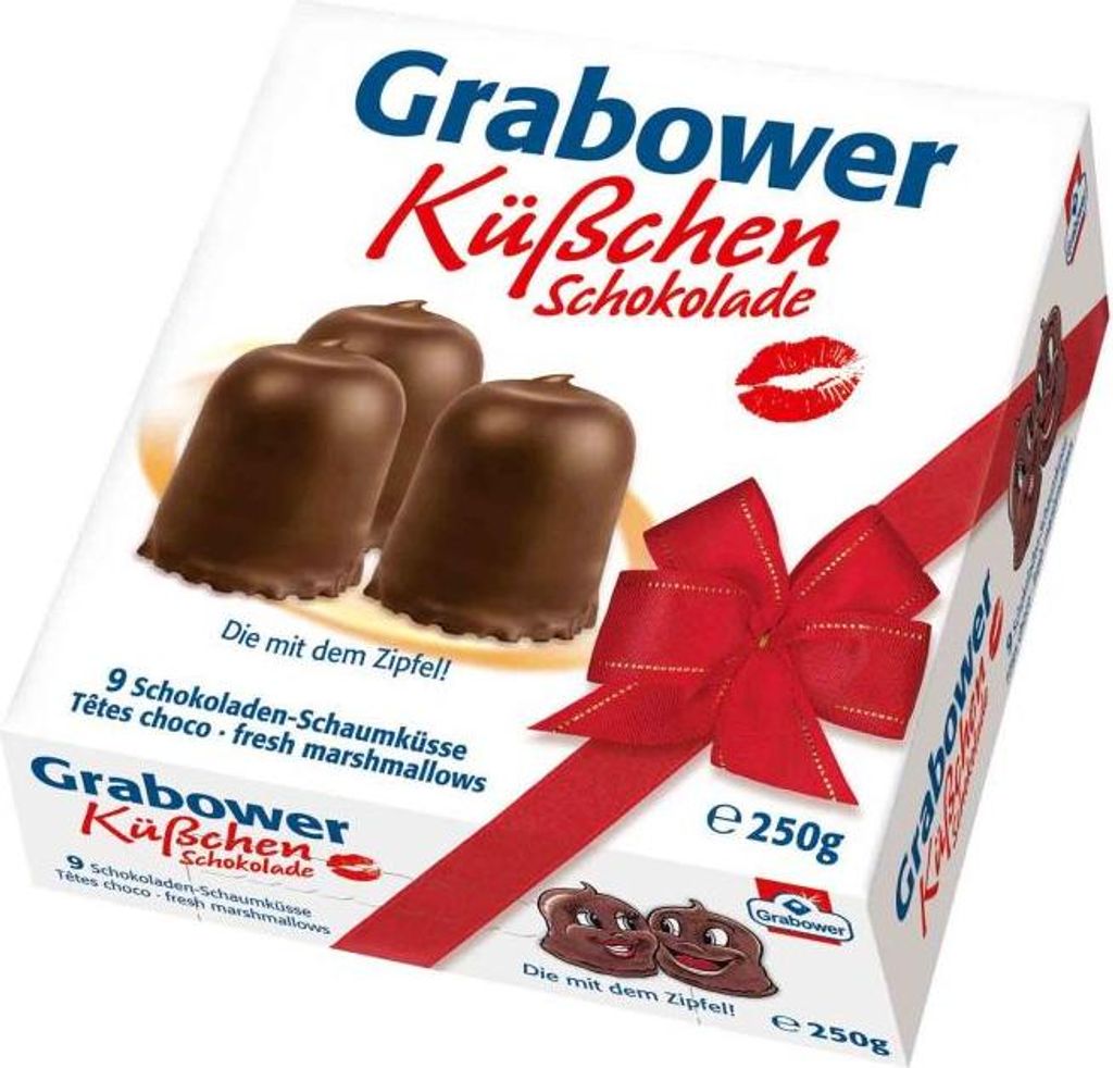 Grabower Küßchen Schokolade 9er (MHD 3.6.26) Produktbild 