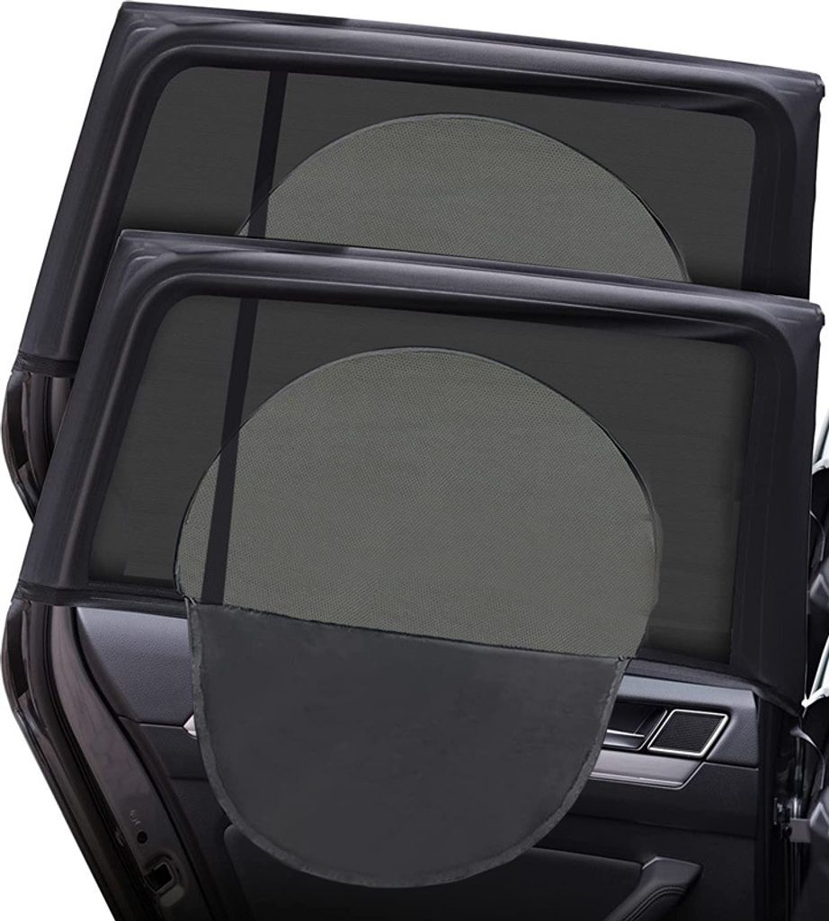 INF Moskitonetz mit Reißverschluss für Autofenster (links & rechts)