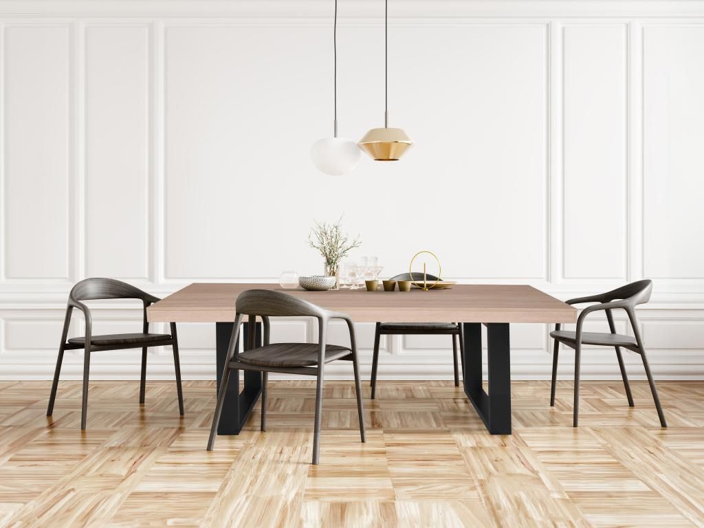 ESSTISCH TIVOLI / TISCH 200x90cm - 10 Personen - Eiche gebleicht Nachbildung