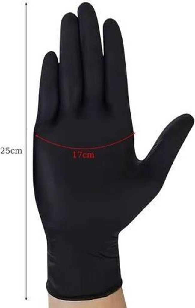 Mercator Medical Nitrylex Einmalhandschuhe, schwarz, Produktbild 17