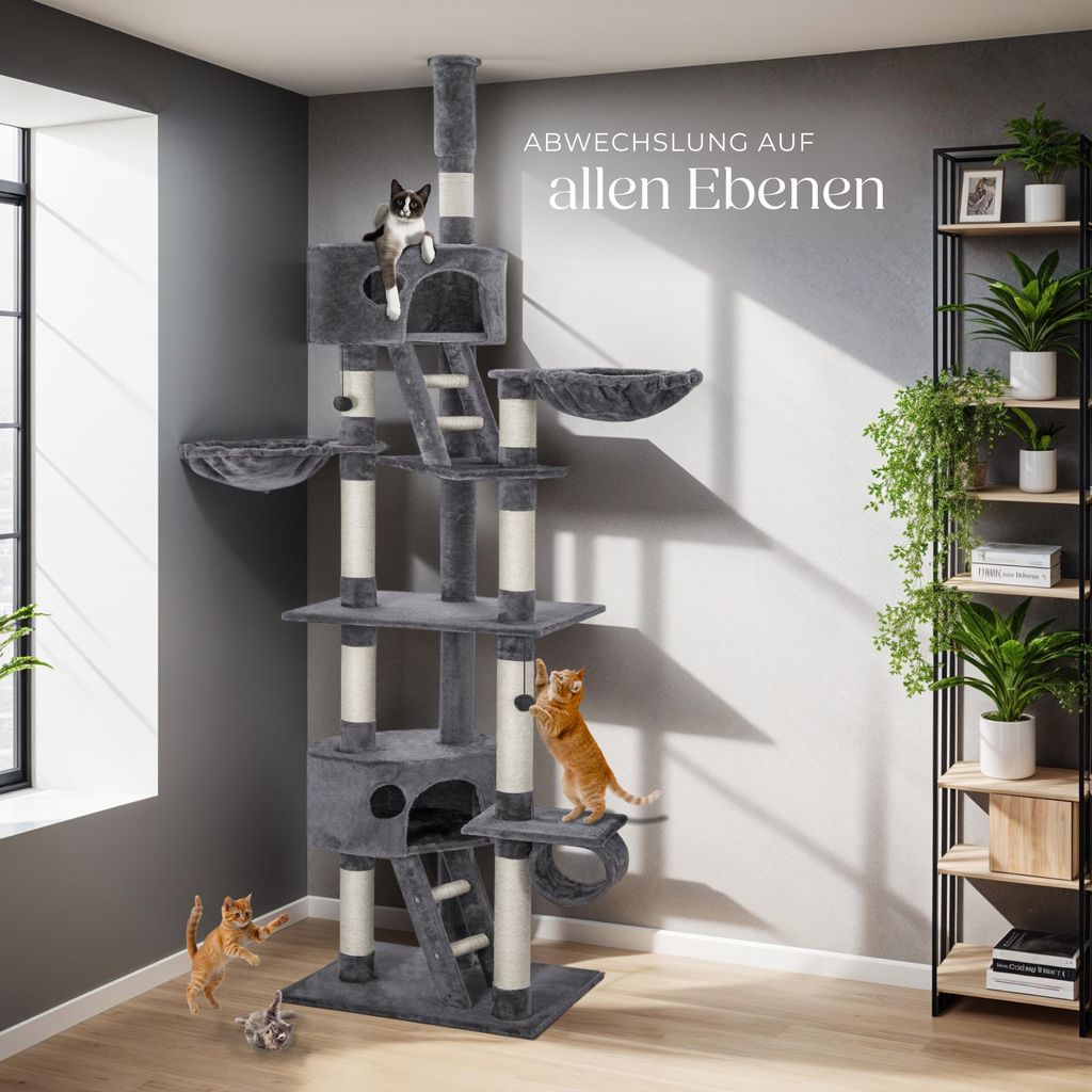 Kratzbaum Hansi 243 bis 260 cm inklusive 2 Treppen, 2 Produktbild 7