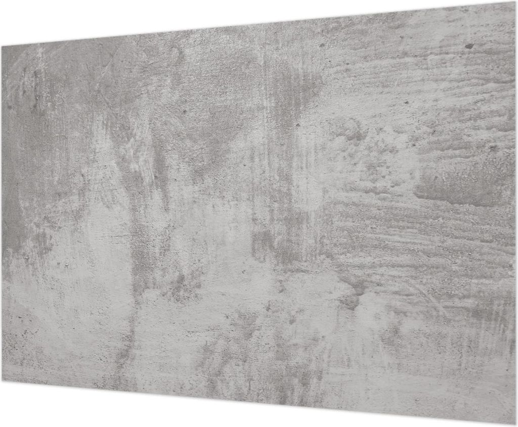 Wandtapete - Dekorative Tapete für Wohnzimmer - Tapetenfolie für Wanddekoration - 312x219 cm - Rohbeton