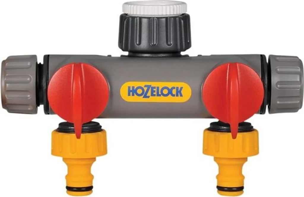 Connecteur de Robinet 2 Voies Hozelock pour Tuyau Arrosage Multi-Taille
