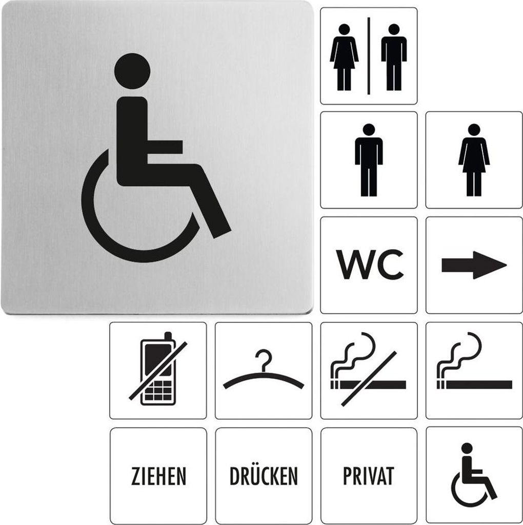 ZACK Indici Piktogramm Rollstuhlfahrer