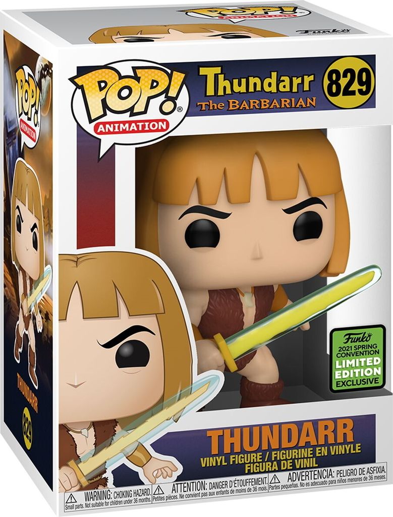 Thundarr The Barbarian - Thundarr 829 2021 Spring Convention Limited Edition Exclusive - Funko Pop! - Vinyl Figur