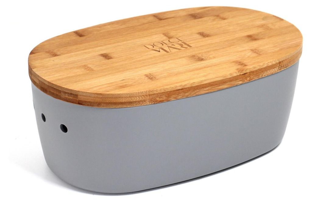 Dolce Mare Brotbehälter Brotbox Brotdose Brotkasten Bambus Produktbild 