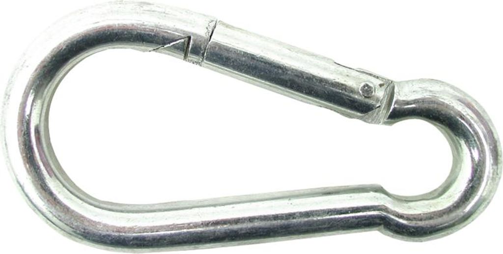 Universal-Karabinerhaken, verzinkt, 6x60 mm, 10 Stk. 460246/10