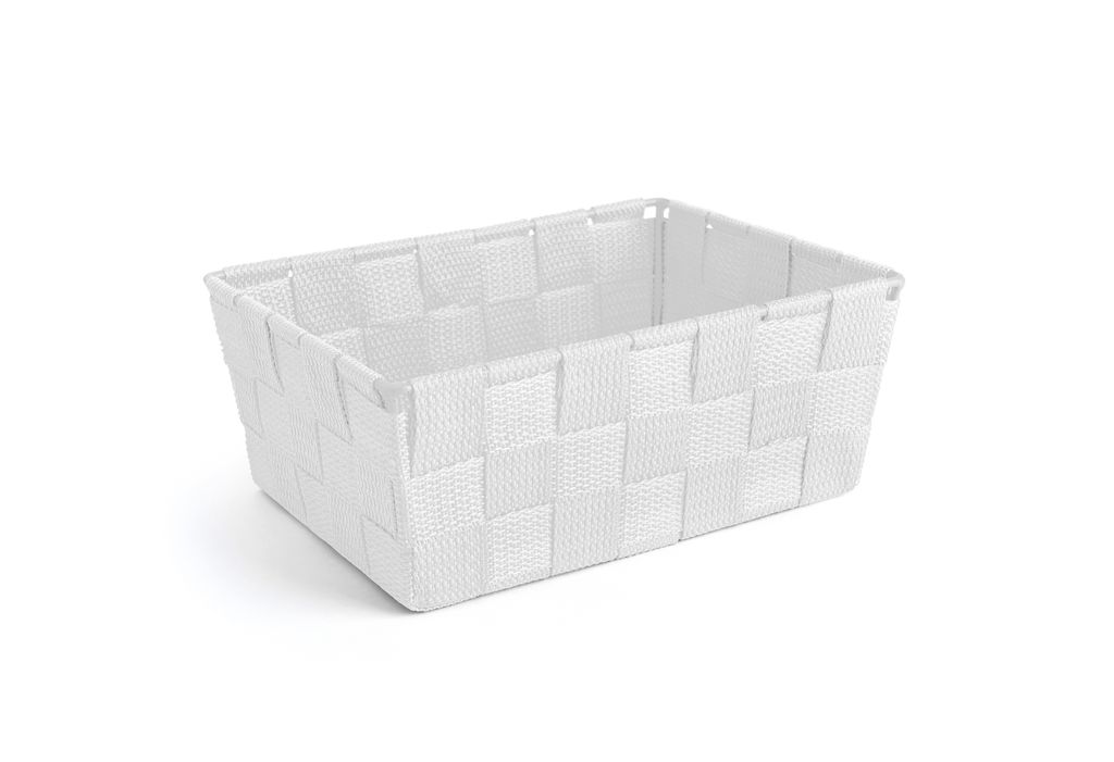 Cestino Excelsa in nylon 21x16x8,5 cm bianco Immagine del prodotto 
