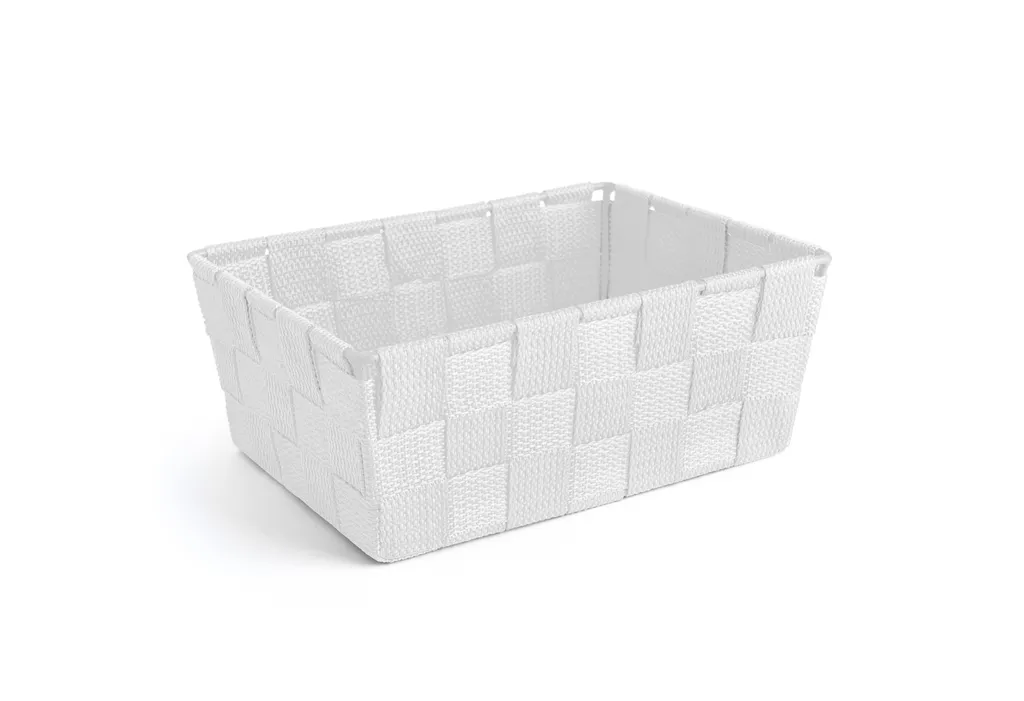 Corbeille de Table Cross Excelsa en Nylon Blanc pour Pain ou Accessoires