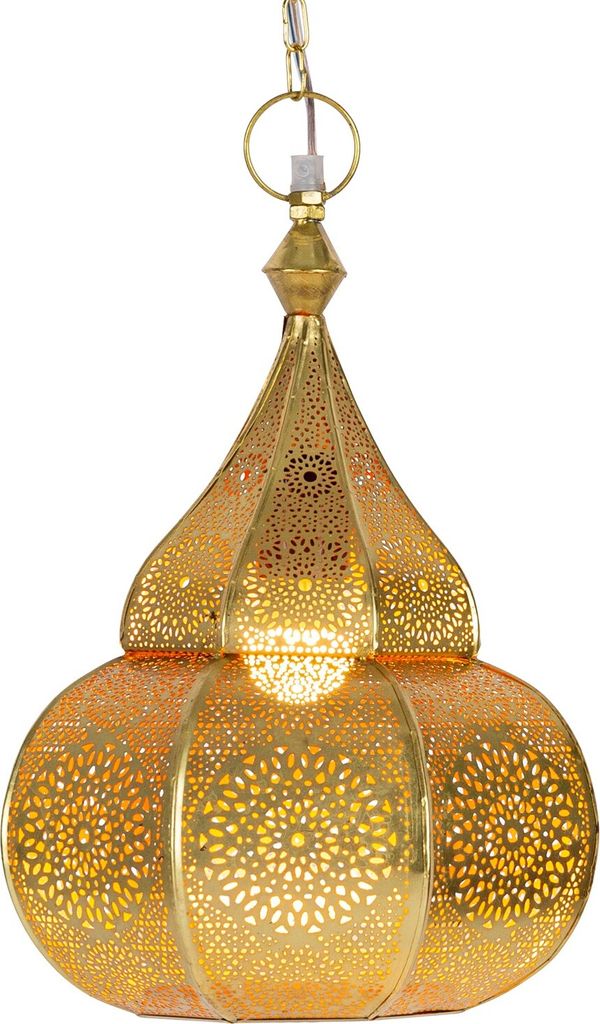 Lampe orientale de table Ilham or - 40cm Image du produit 