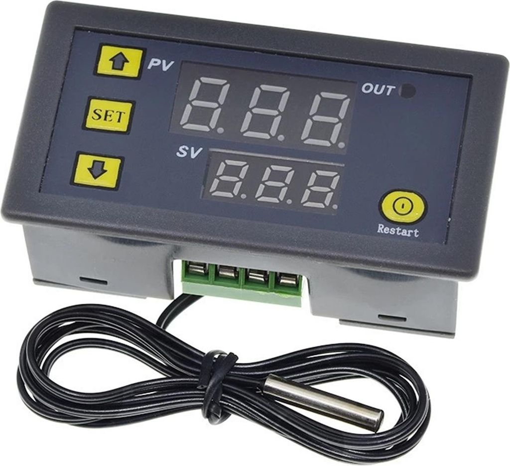 W3230 LED Digitaler Temperaturregler Thermostat Schalter mit Sensor (DC12V) – Präzise Temperaturkontrolle für Heiz- und Kühlanwendungen