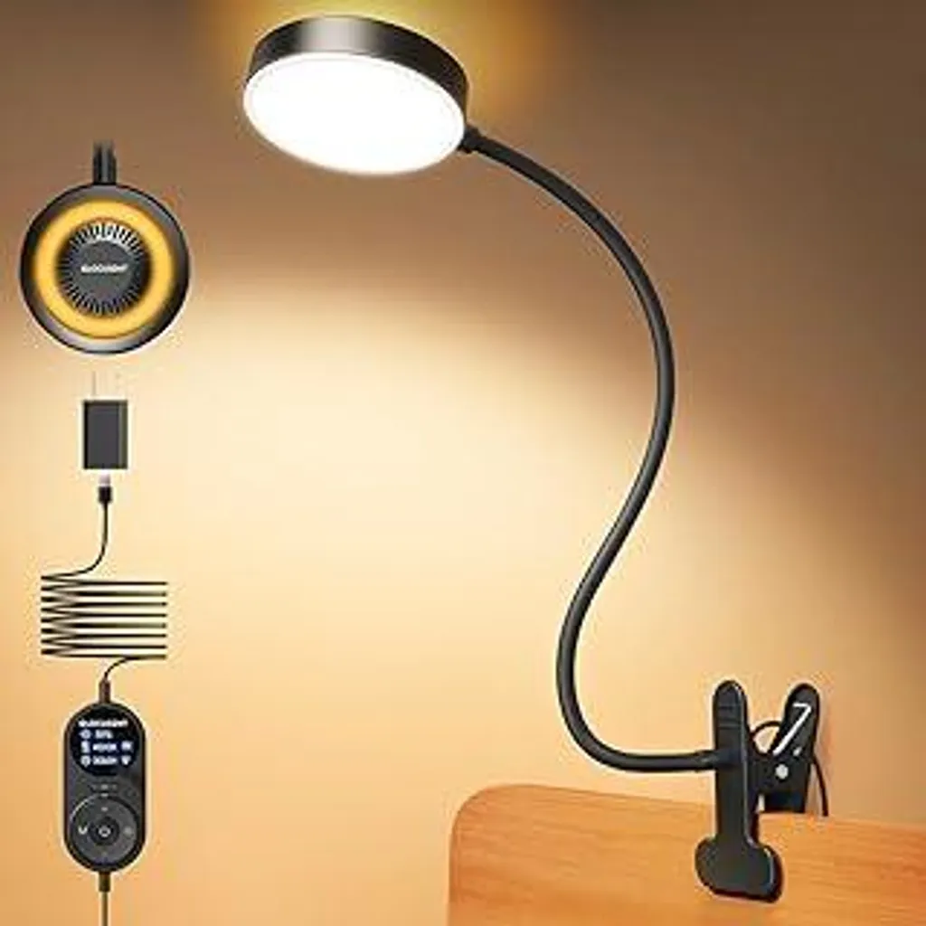 Glocusent Lampada da Lettura 72 LED per Letto - Illuminazione High-Tech