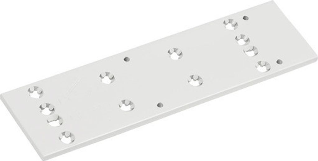 Montageplatte Dorma für Türschließer TS 71/72 silber