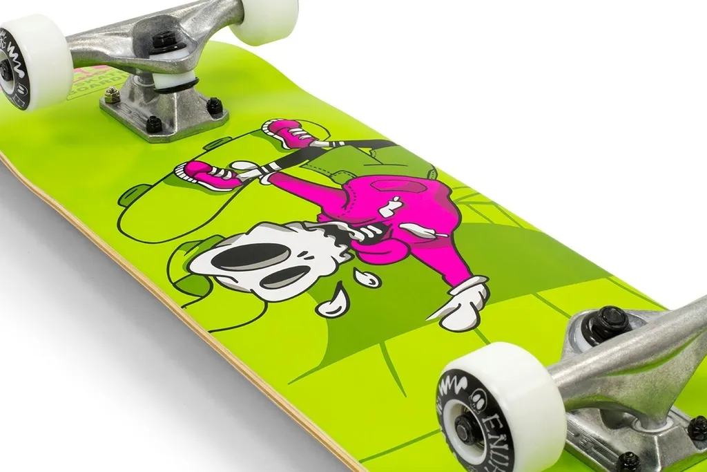 Skateboard Enuff Skully 29,5 Pouces Vert - Planche Complète Robuste