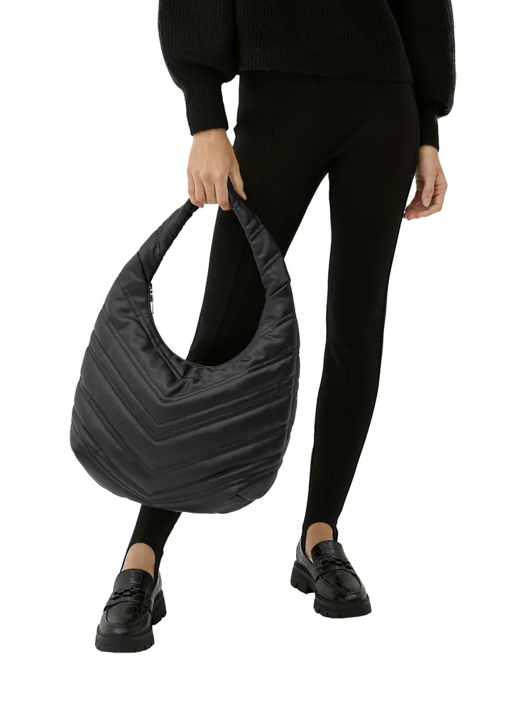 Sac à épaule s.Oliver Shoulderbag Grey / Black bicolore chic - 3