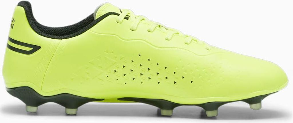 Puma King Match FG/AG Fußballschuhe Herren electric lime schwarz Gr 40,5