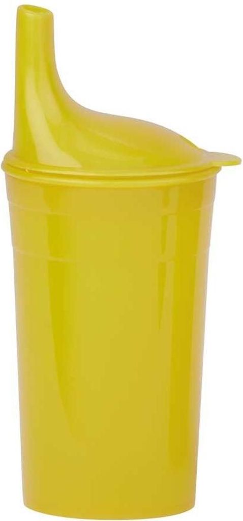 Behrend Trinkbecher Color, 250 ml, mit Brei-Aufsatz, gelb
