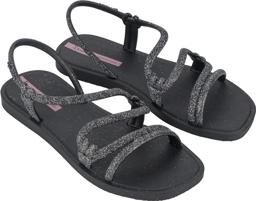 Sandales de Plage Noir Ipanema Solar Glow Femme Taille 38 Style Moderne