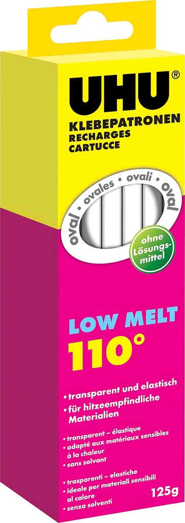UHU Klebepatronen Low Melt 110° 125g