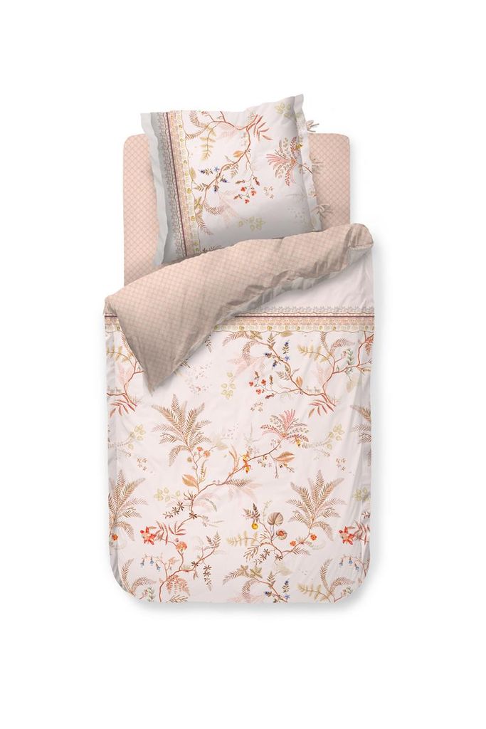 Pip Studio Bettwäsche Salento Off-White Perkal 155 cm x 220 cm