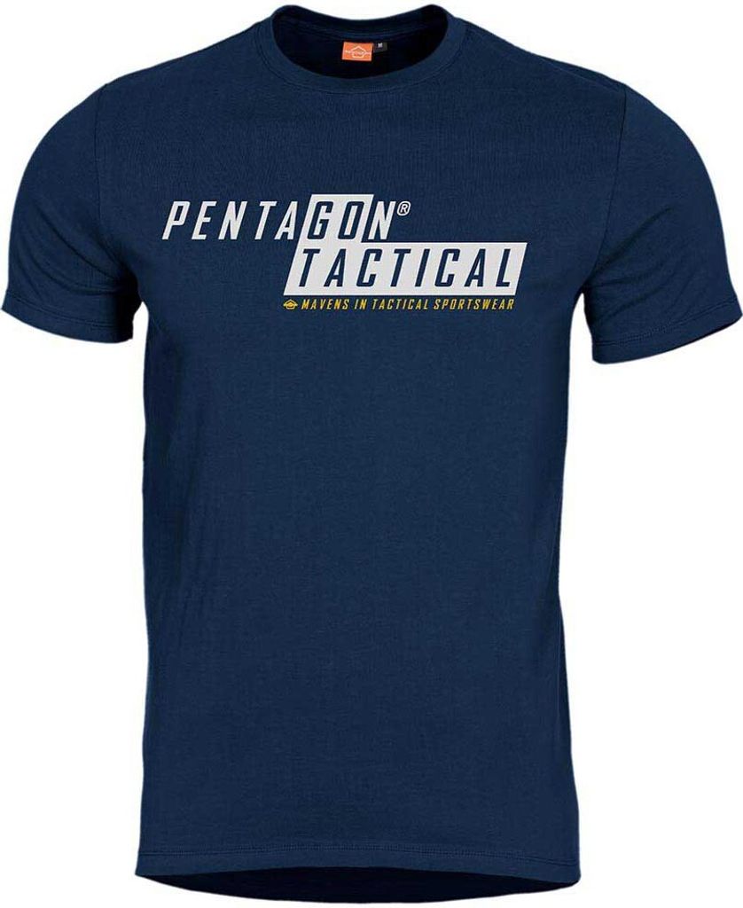 Pentagon Ageron Go Tactical Kurzarm-t-shirt Blau M Blau M