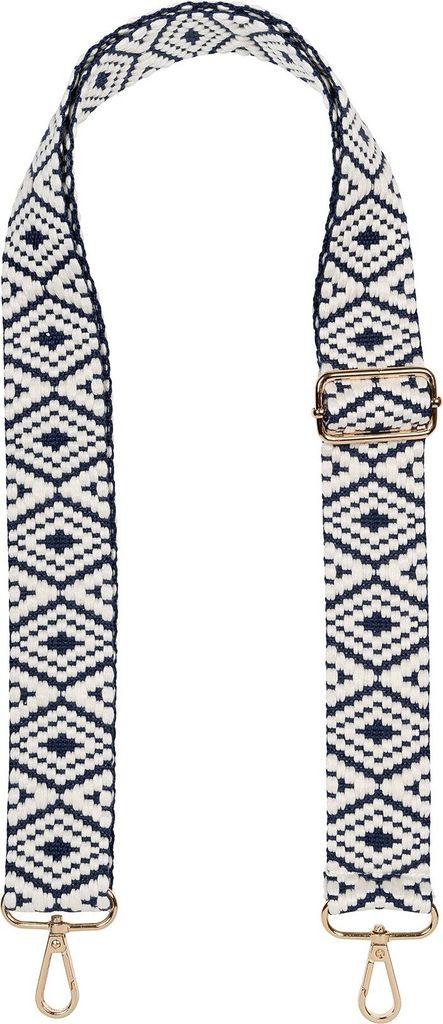 styleBREAKER Taschen Schulterriemen mit Azteken Muster, Wechsel Taschengurt mit Karabinerhaken, verstellbar, Unisex 02013015