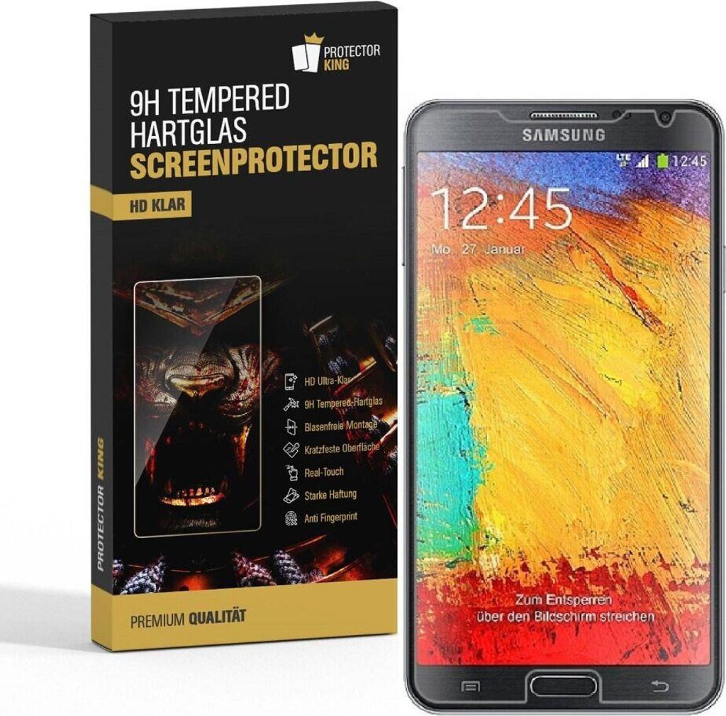 3x 9H Hartglasfolie für Samsung Galaxy Note 3 NEO Panzerfolie Displayglas HD KLAR Panzerglas Schutzfolie