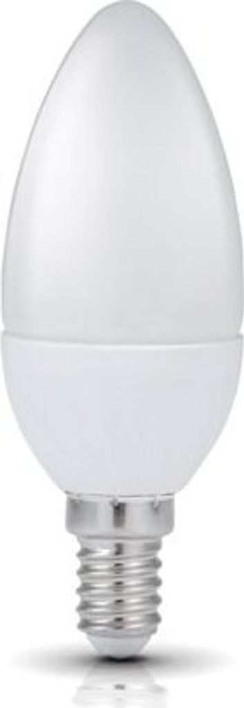 Kobi LED-Lampe E14 4,5 W - 420 lm - 3000 K - 230 V - Für Kronleuchter, Nachttischlampen oder Schlafzimmerlampen - Kerzenform