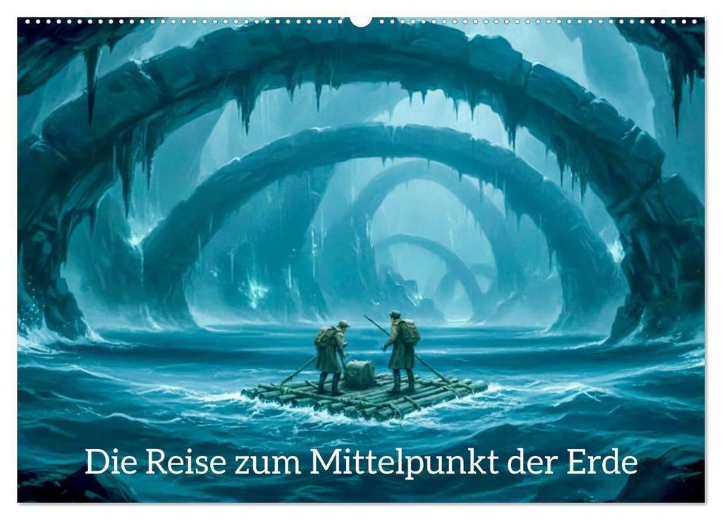 Die Reise zum Mittelpunkt der Erde (Wandkalender 2027 DIN A2 quer), CALVENDO Monatskalender