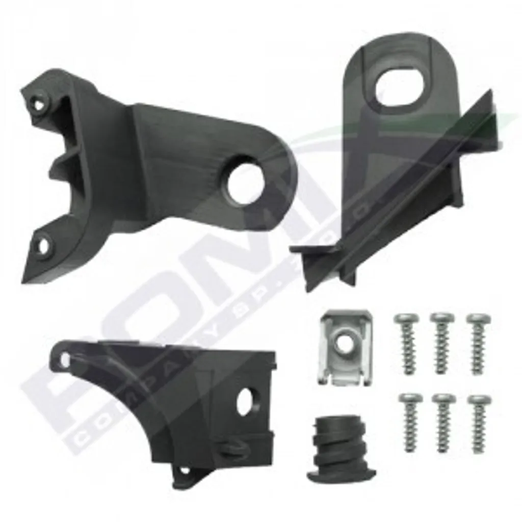 Kit réparation phare droit FIAT 500 312 robuste ROMIX C70217 noir