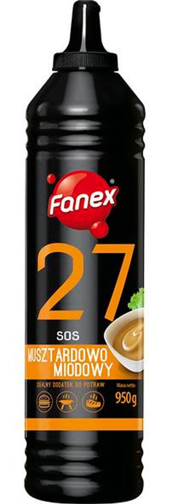 Fanex | Salsa di senape al miele - 950 g - Dolce - Piccante Immagine del prodotto 