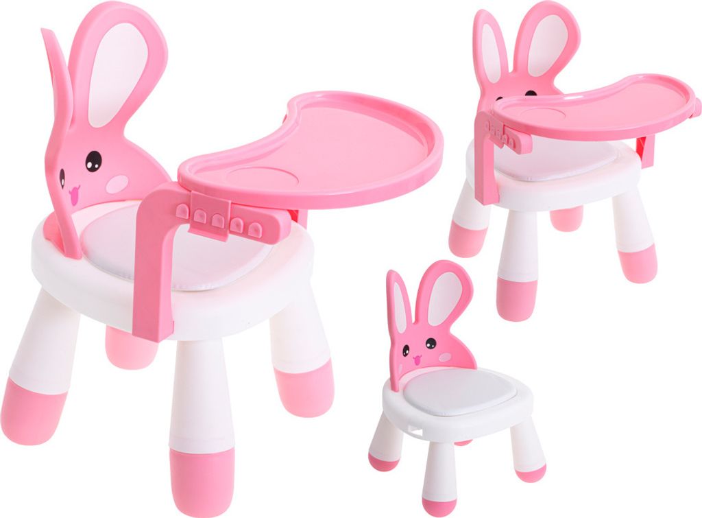 KIK KX5845 Dětská židlička na krmení růžová Obrázek produktu 