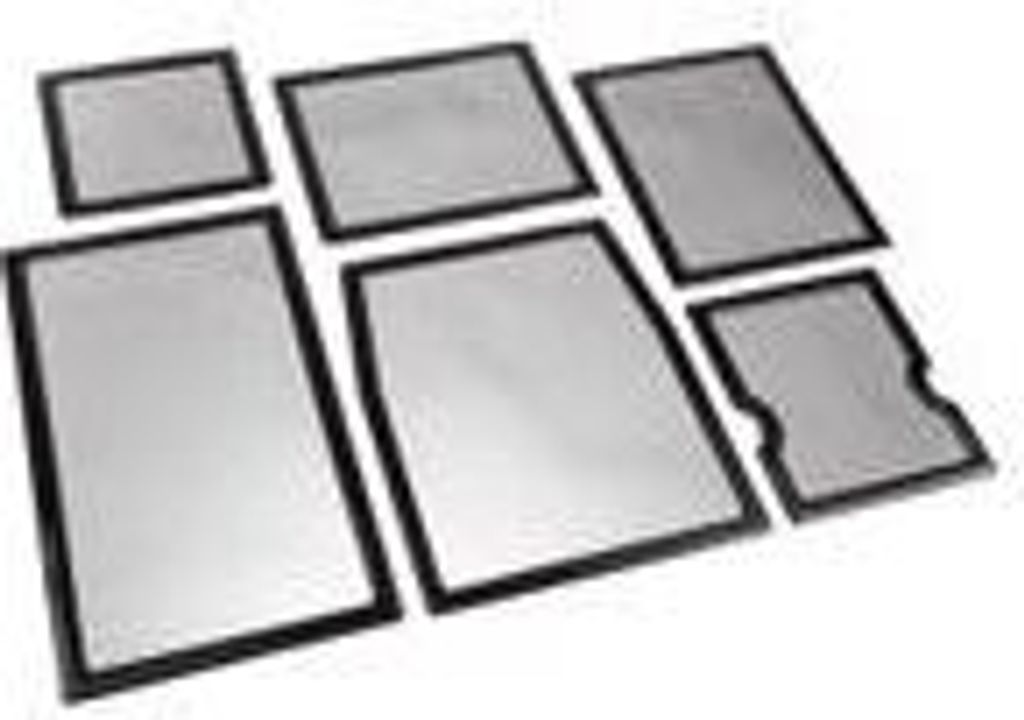 DEMCIFLEX Staubfilter Set für Cooler Master HAF XM - schwarz/schwarz