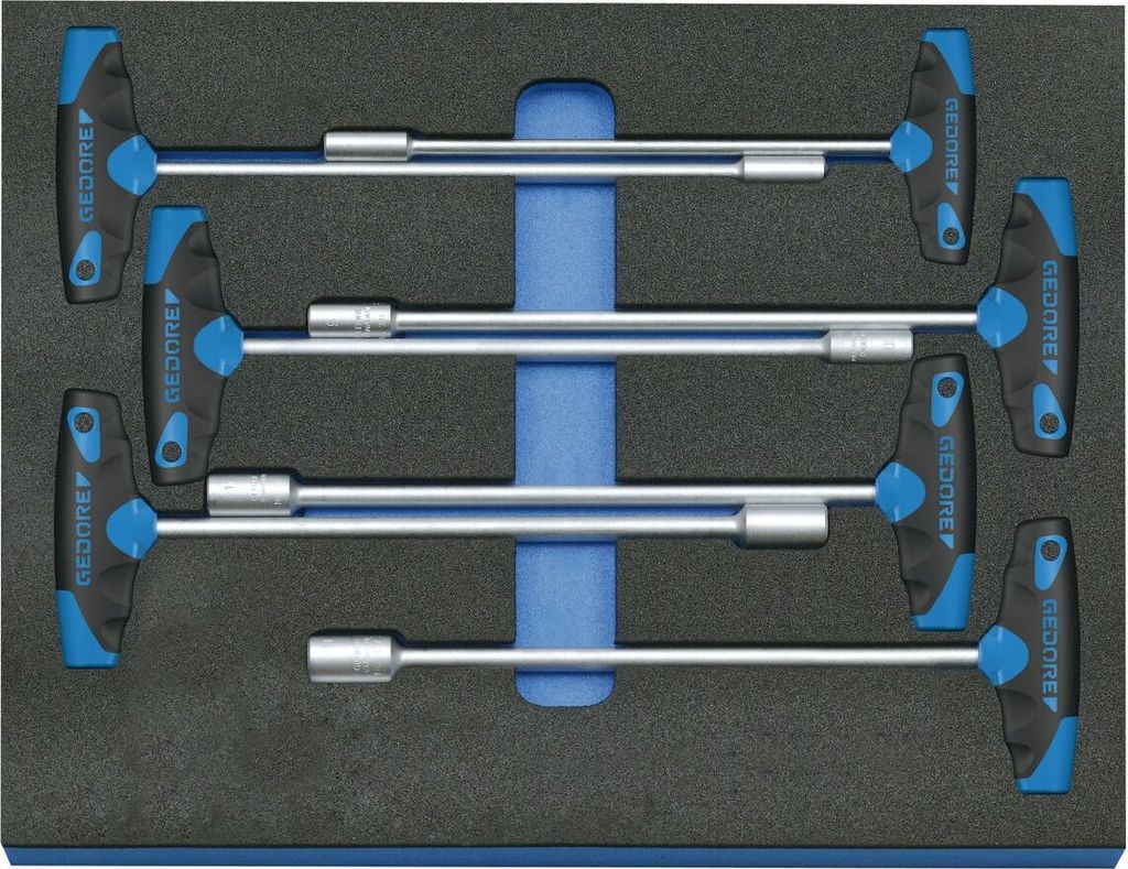 GEDORE 2005 CT2-2133 T Steckschlüssel-Satz in Check-Tool-Modul, 7-teilig, 2016532