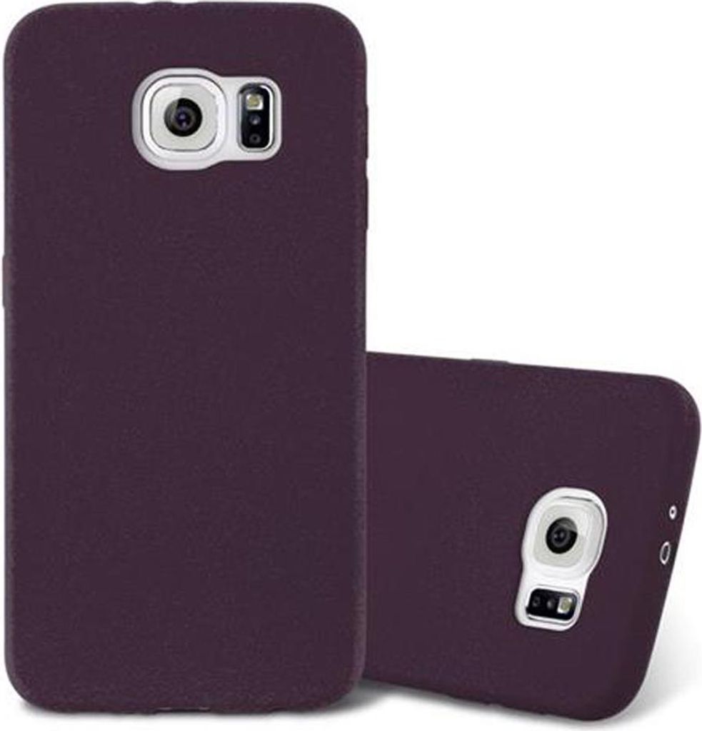 Cadorabo Schutzhülle für Samsung Galaxy S6 Hülle in Lila Handyhülle TPU Etui Cover Case