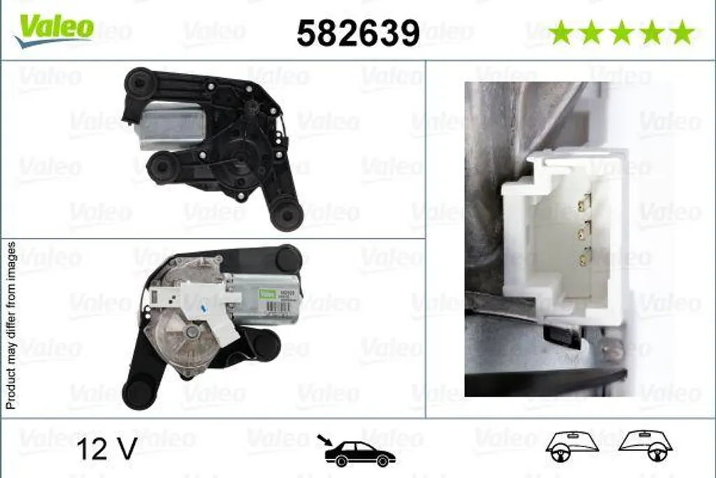 Moteur essuie-glace en panne ? Solution Valeo 582639 OE 6405QJ C3
