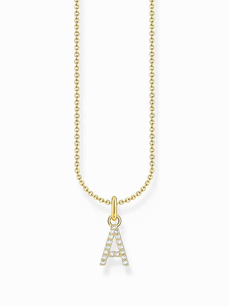 Collana Thomas Sabo Lettera A Oro Giallo - KE2240 Donna Originale