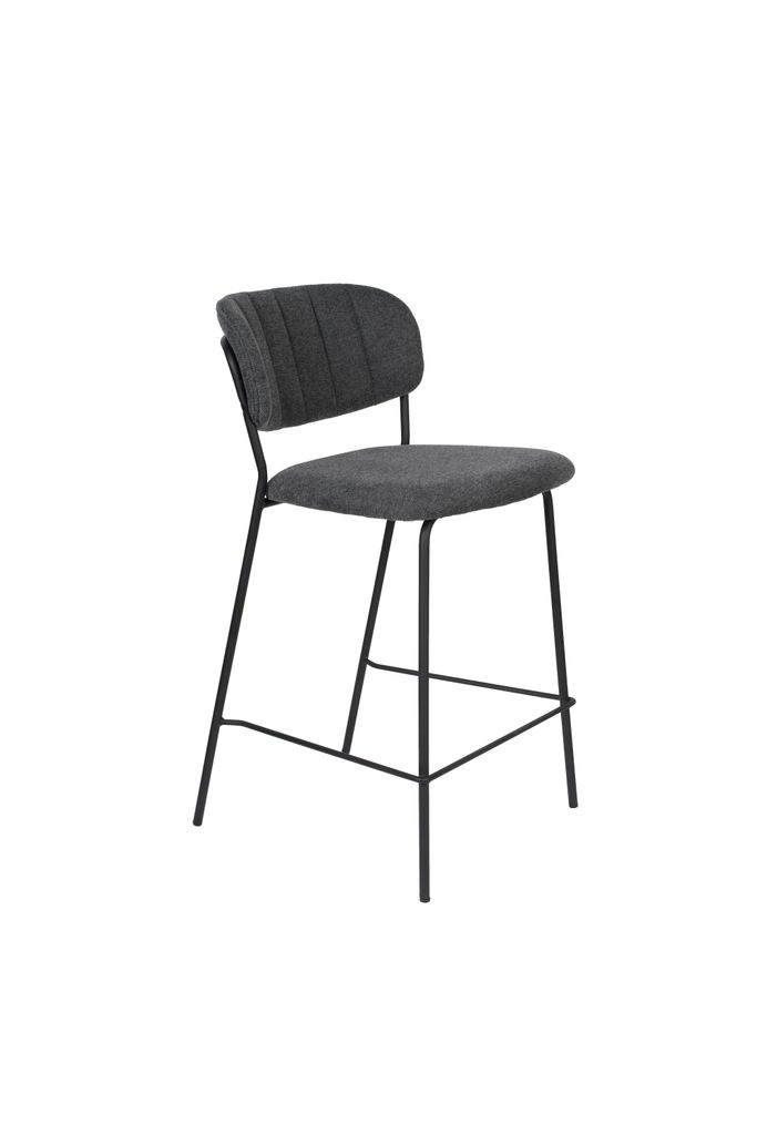 Anli Style Counter Stool Jolien Black/Dark Grey