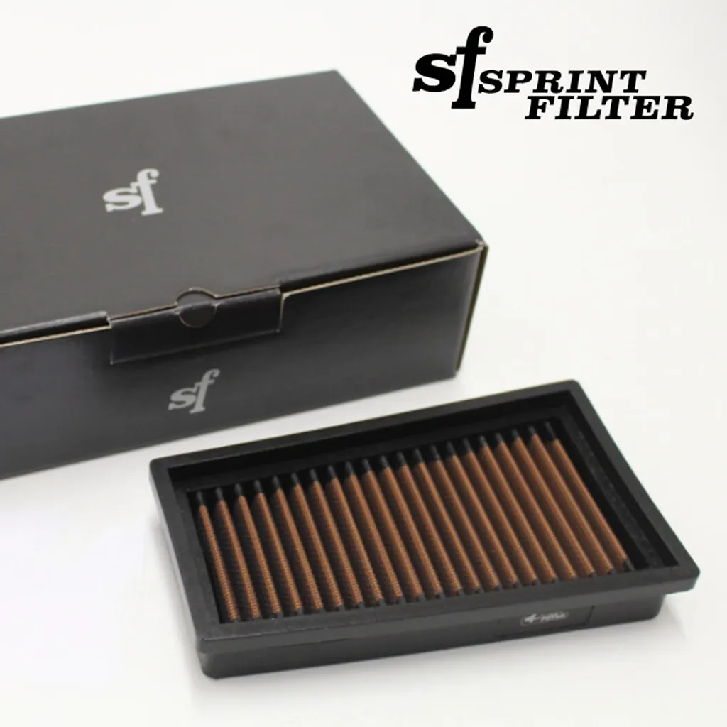 Filtre à air sport Sprint en polyester avec membrane de filtration 80μ